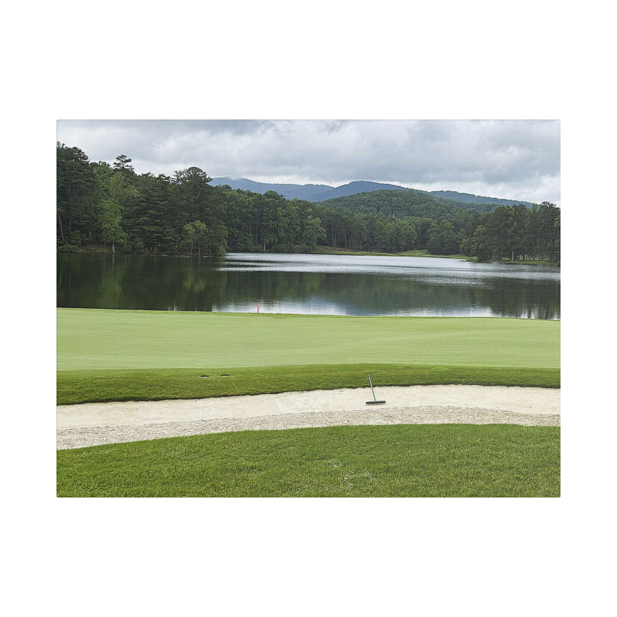 SOMETHING WANTED | North Georgia Mountain Lake Golf Course Canvas