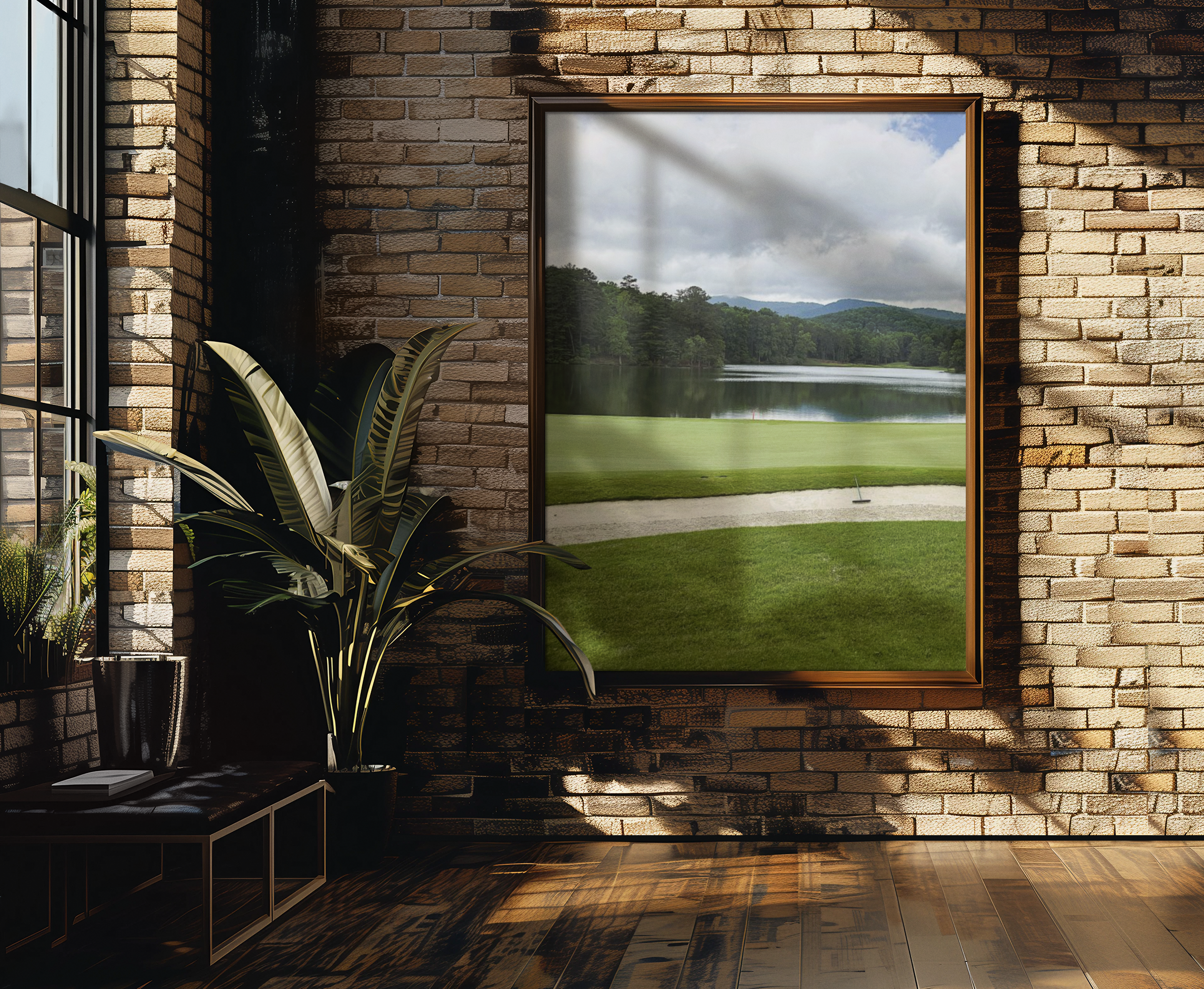 SOMETHING WANTED | North Georgia Mountain Lake Golf Course Canvas