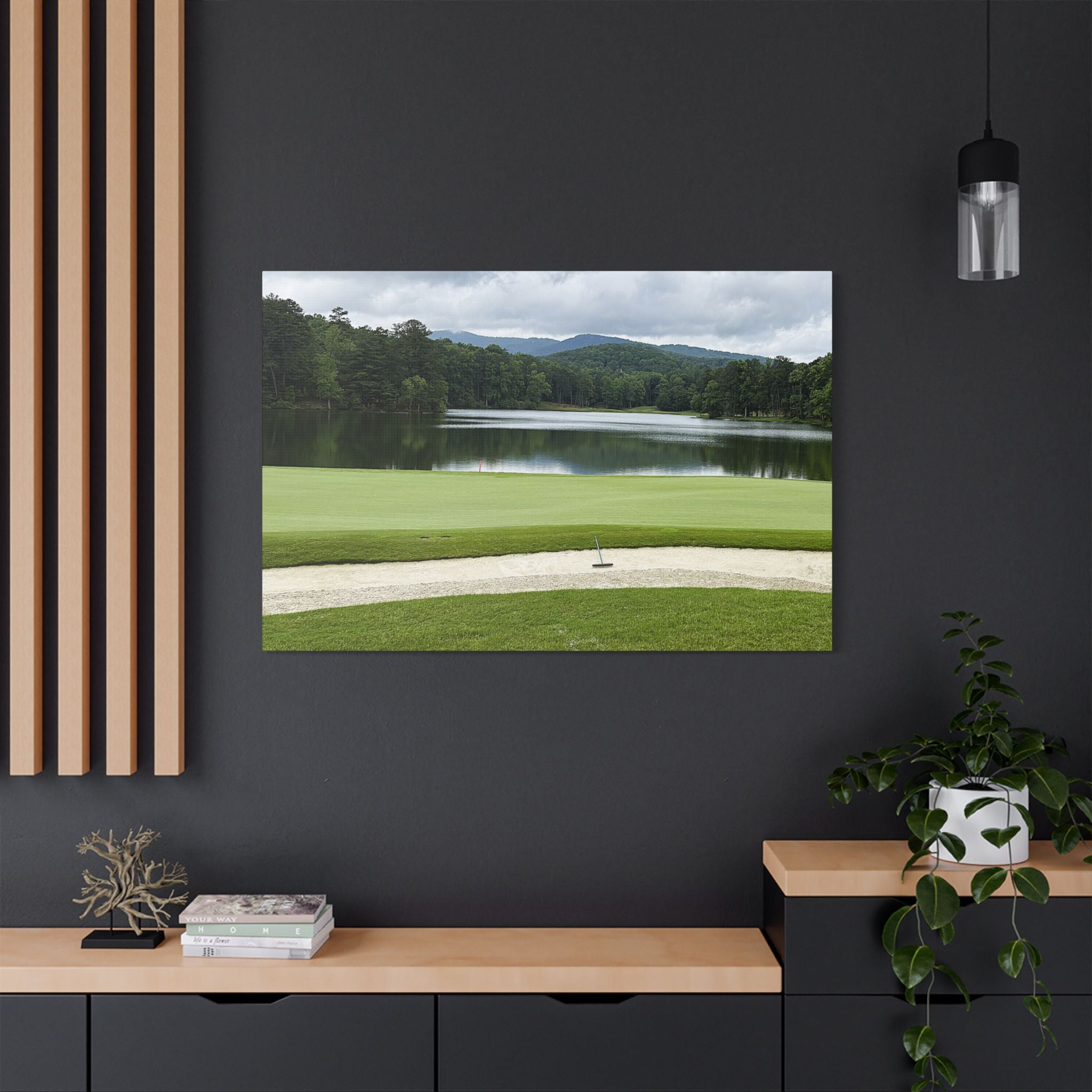 SOMETHING WANTED | North Georgia Mountain Lake Golf Course Canvas
